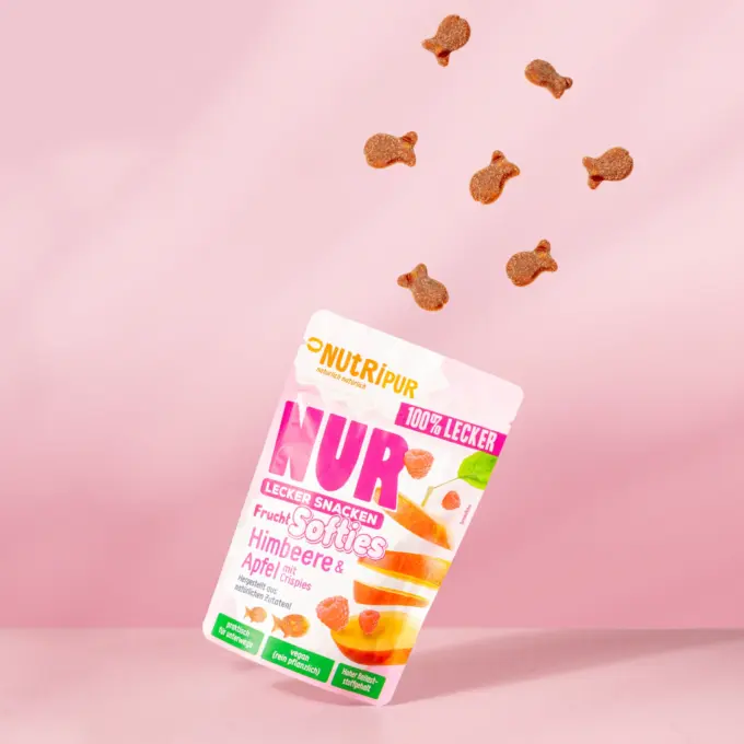 NUR Frucht Softies Himbeere & Apfel mit Crispies - Image 2