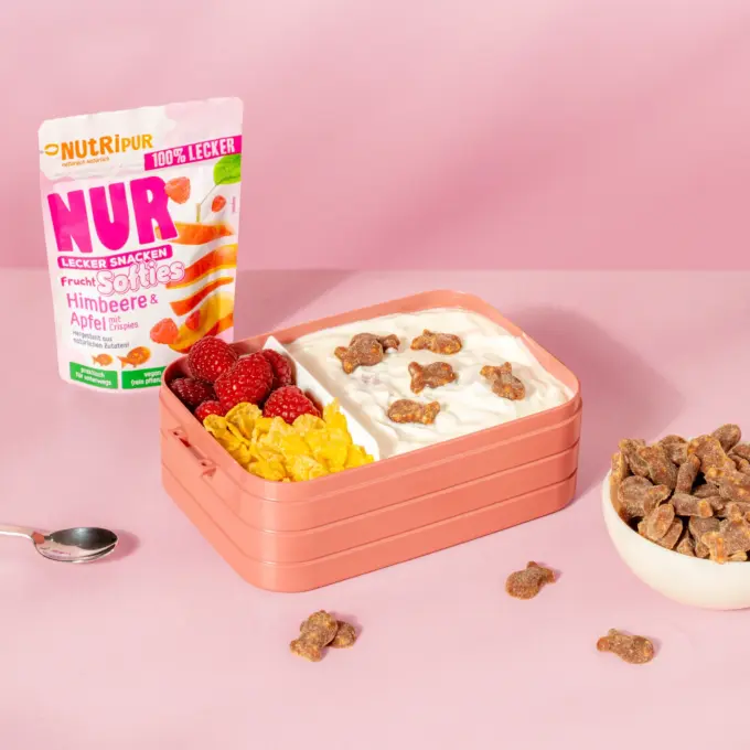 NUR Frucht Softies Himbeere & Apfel mit Crispies - Image 3