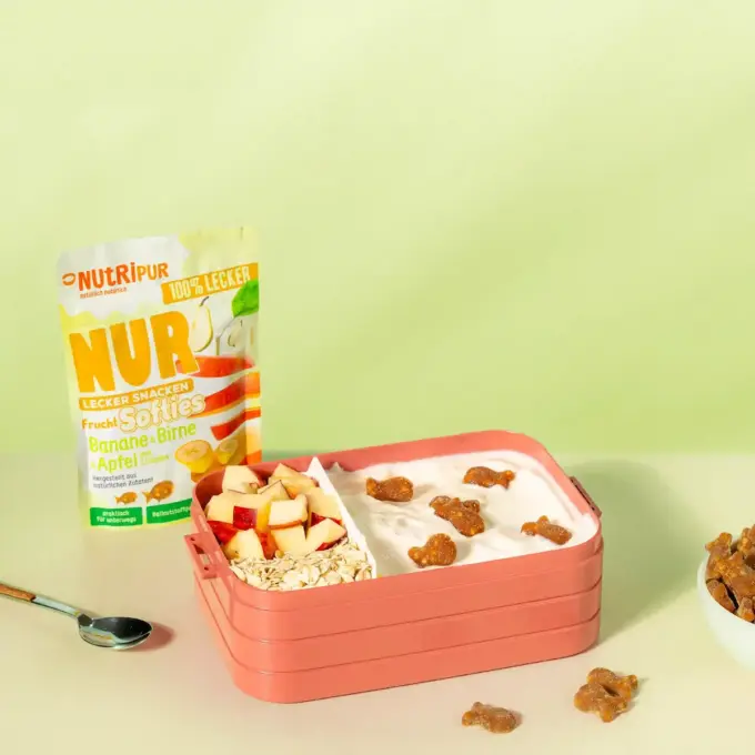 NUR Frucht Softies Banane, Birne & Apfel mit Crispies - Image 3