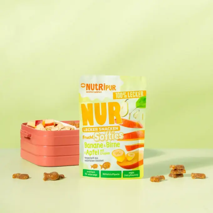 NUR Frucht Softies Banane, Birne & Apfel mit Crispies - Image 4